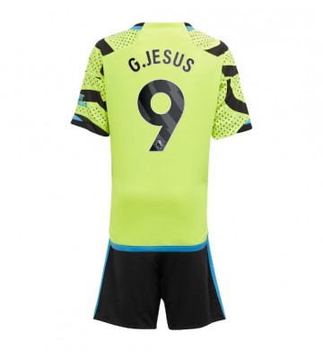Lacne Dětský Futbalové dres Arsenal Gabriel Jesus #9 2023-24 Krátky Rukáv - Preč (+ trenírky)